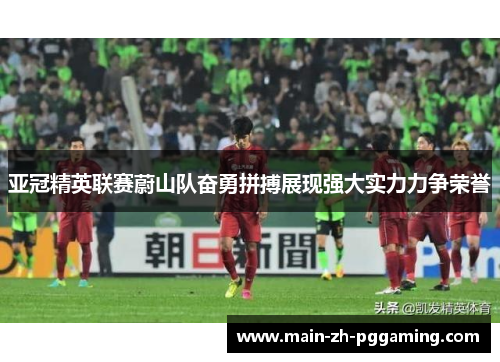 亚冠精英联赛蔚山队奋勇拼搏展现强大实力力争荣誉